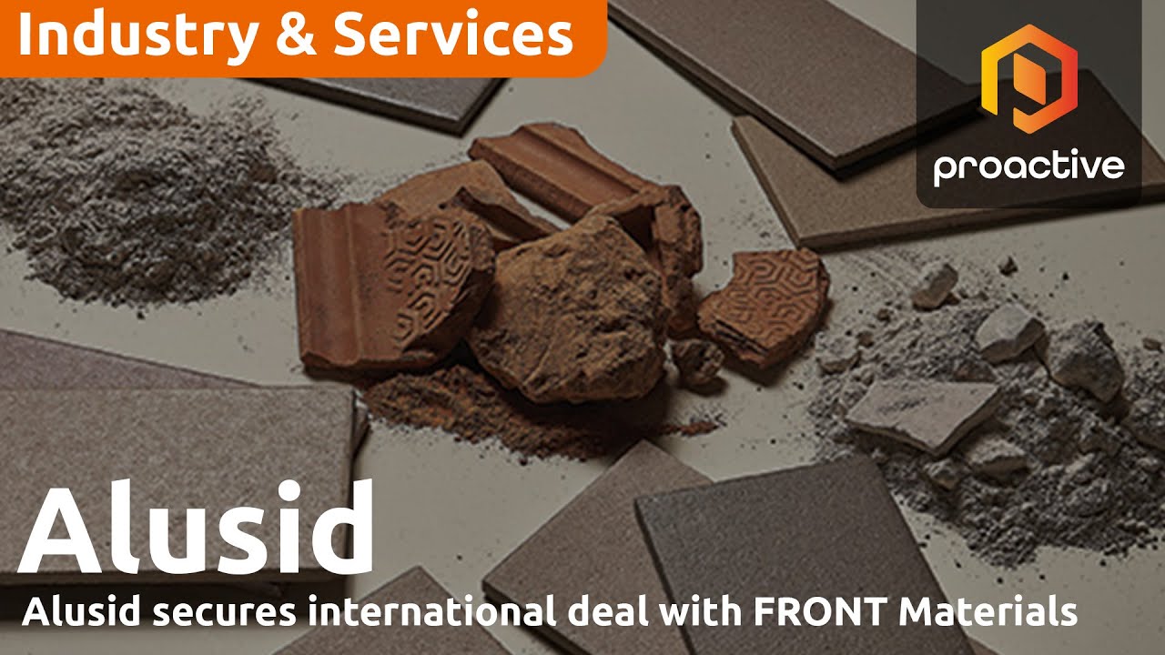 Frontier IP investee Alusid secures first international distribution deal with FRONT Materials