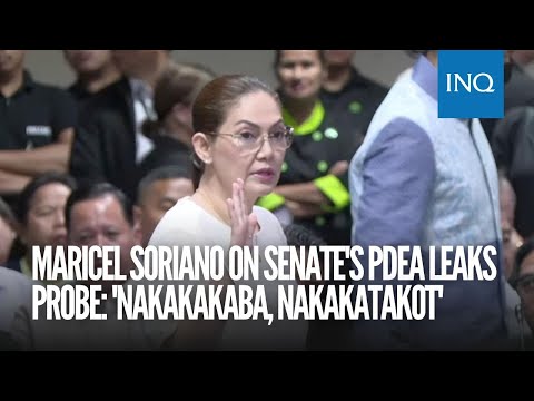 Maricel Soriano on Senate's PDEA leaks probe: 'Nakakakaba, nakakatakot'