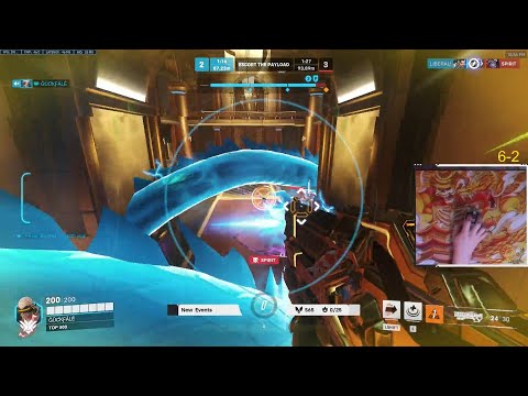 24K DMG! GALE WIDOWMAKER + SOLDIER 76 TOP 500 GAMEPLAY OVERWATCH 2 SEASON 2