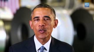 preview picture of video 'Obama: American Manufacturing Is Back. - Weekly Address'