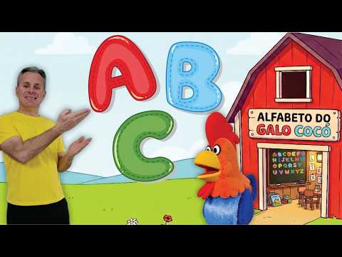 ABC para Crianças: Conheça as Letras do Alfabeto do Tio André e o Galo Cocó