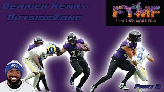 Derrick Henry's Dominates with Outside Zone Despite Bad OL PLAY