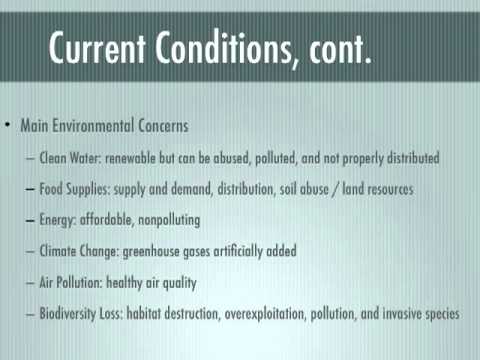 AP Environmental Science Chapter 1 - Part 1