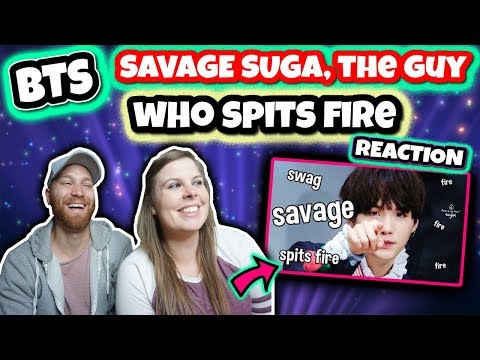SAVAGE SUGA, the guy who spits fire #AGUSTD  BTS Reaction Video