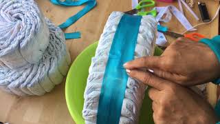 #PASTELDEPAÑALES # BABYSHOWER /DIY CÓMO HACER PASTEL DE PAÑALES