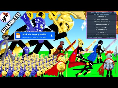 Stick War Legacy Mod Vip Hugo Gaming Download Free 💯 working 😱⚔️🔥