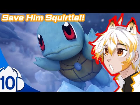 Shinki Pyre BLIND Reacts To Pokemon Starter Squad Episode 10! | Legend Of The Blue Shell Man Guy