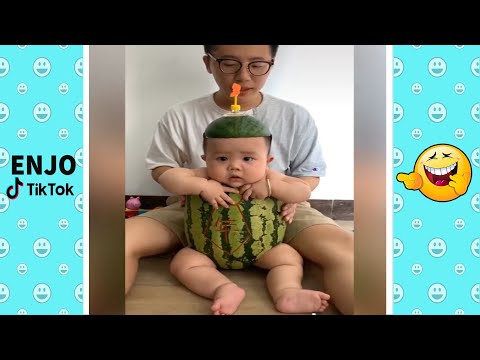 Try Not To Laugh Challenge | Funny Kids Fails TikTok compilation 2020 - Funny Baby Video Compilation