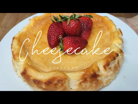 La torta si scioglie in bocca! Cheesecake con ricotta all'italiana - Ricette di Gabri