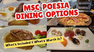 MSC Poesia Dining Options | What’s Included & What’s Worth It?