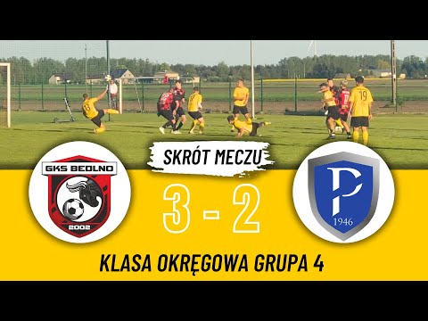 GKS Bedlno - Pogoń Bełchów - Klasa Okręgowa Grupa 4 - 21 kolejka - skrót meczu