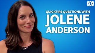 Jolene Anderson really loves Meryl Streep | Quickfire Questions - At Home Edition video