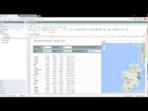 Jedox Tutorial - How to Embed Maps