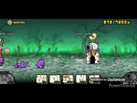 Battle Cats Chapter 2-8 Australia Zombie Outbreak - Empire of Cats - The Emperor of Darkness