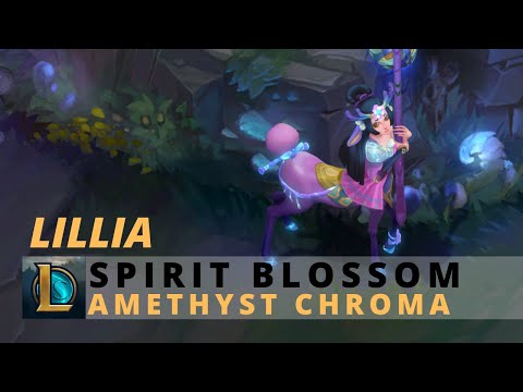 Spirit Blossom Lillia Amethyst Chroma - League Of Legends