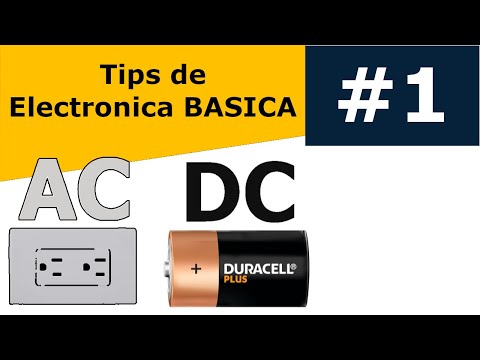 Corriente ALTERNA o CONTINUA Diferencias y Características AC y DC Tips Electrónica Básica