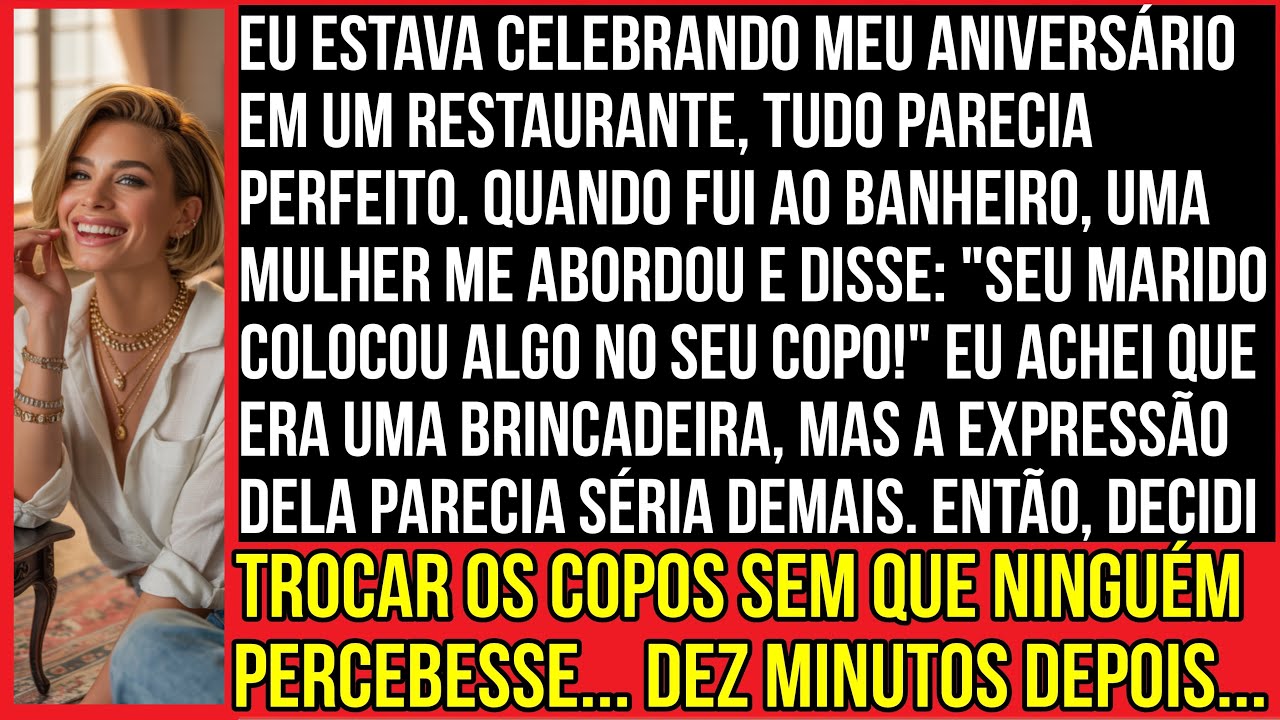 Eu estava celebrando meu aniversário em um restaurante, tudo parecia perfeito. Quando fu...