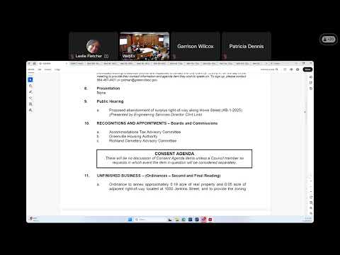 City Council Formal Meeting, November 10, 2025