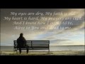 My eyes are dry by Keith Green (with lyrics)