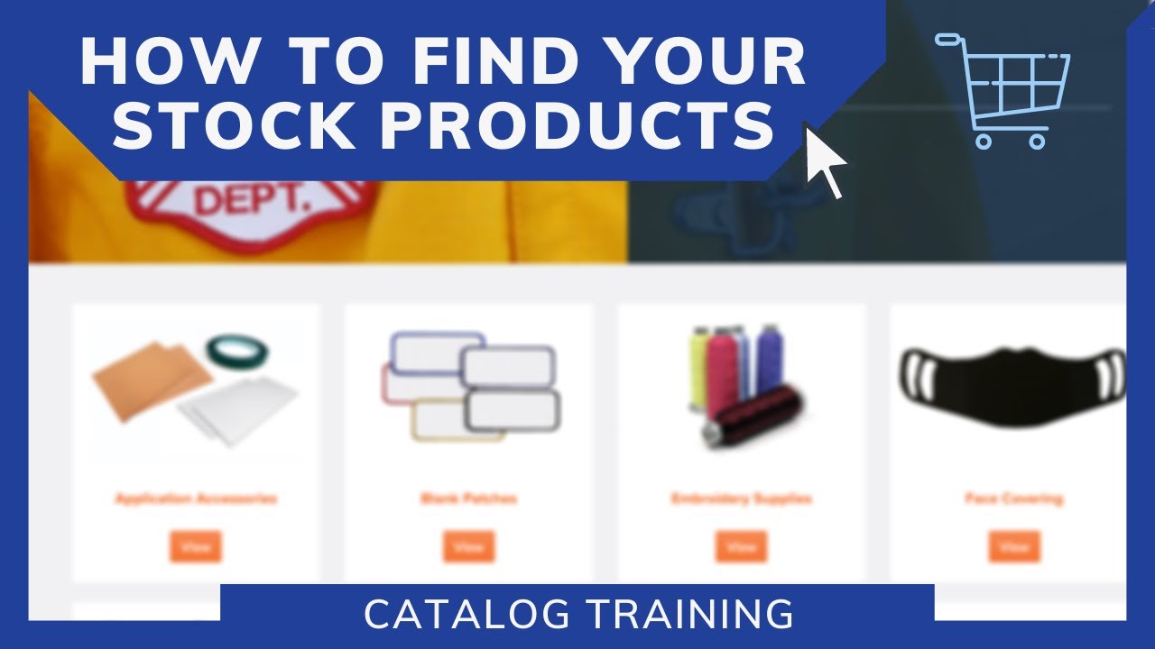 How to find your Stock Products