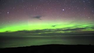 preview picture of video 'Aurora Australis - Shot from Bluff Hill - New Zealand'