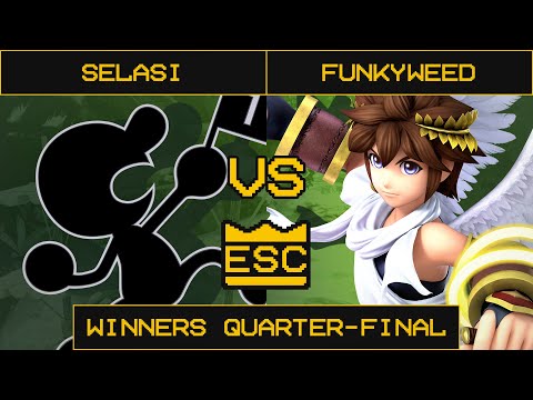 ESC 27 Smash Ultimate Winners Quarter-Final - Selasi (Mr. Game & Watch) Vs. Funkyweed (Pit)