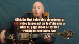 Brian Setzer inspired Rockabilly Blues guitar lesson Jump Jive Wail style song on Gretsch hollowbody