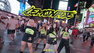 [KPOP IN PUBLIC NYC | TIMES SQUARE | ONE TAKE] Aespa (에스파) ‘Lemonade’ | Dance Cover by EROS