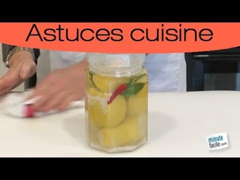 Citrons confits au sel : la recette facile