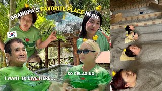 Korea Relatives Amazed by Hot Spring in the Philippines 🇵🇭 *THE BEST PLACE EVER*