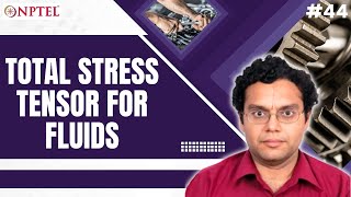 #44 Total Stress Tensor for Fluids | Continuum Mechanics &Transport Phenomena