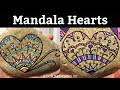 Mandala Heart Painted Rock Tutorial for Beginners Mandala Heart Painted Rock Tutorial for Beginners
