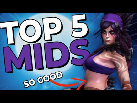 TOP FIVE GODS FOR MID! Patch 9.10's Mid Lane Meta! BUILDS AND GODS!