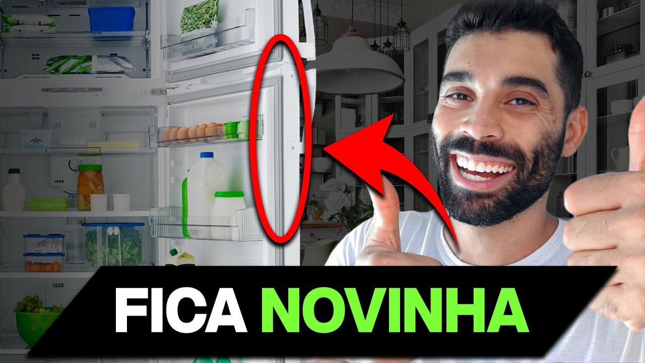 COMO LIMPAR A BORRACHA DA GELADEIRA