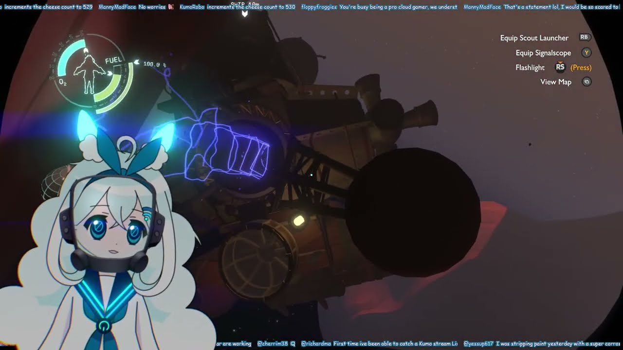 【Outer Wilds】 planet Hearth is blue and there's nothing I can do