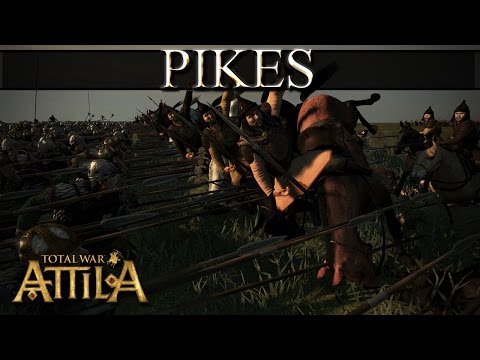 Elite Ostrogothic Pikes vs 2400 Hunnic Lancers