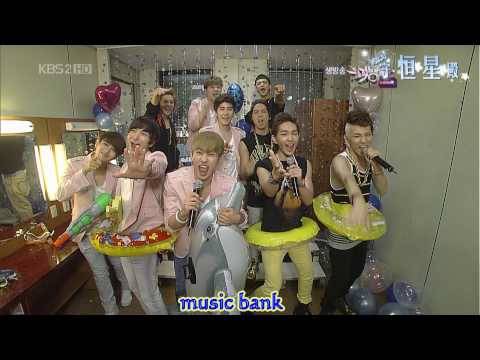 [HD]100723 MusicBank SJ & Shinee in Waiting Room (Chin Sub)