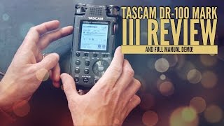 Video thumbnail for Tascam DR 100 Mark III Review Plus Tutorial and Full Manual!!! by Art Video Productions