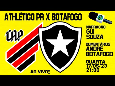 ATHLÉTICO PR 3X2 BOTAFOGO│TRANSMISSÃO AO VIVO!