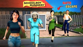 Playing as Mad Granny in SchoolBoy RunAway