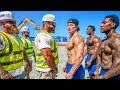 Construction Workers Vs Bodybuilders Who S Stronger
