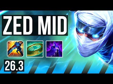 ZED vs AKALI (MID) | KR Challenger | 26.3