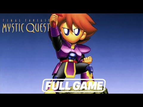 Final Fantasy Mystic Quest Gameplay Walkthrough Full Game Longplay 100% SNES