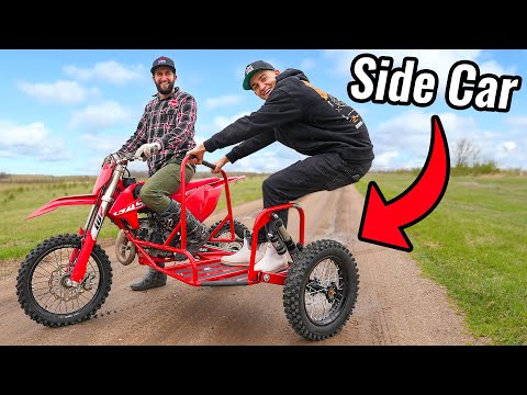 Testing Dirt Bike with Side Car!