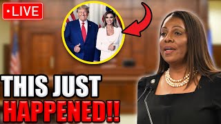 *WTF! NY AG LETITIA JAMES LOSES APPEAL AFTER GETTING CAUGHT DOING THIS TO TRUMP CASE!