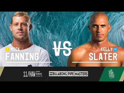 Mick Fanning vs. Kelly Slater - Billabong Pipe Masters 2015 Quarterfinals