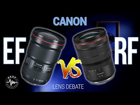 CANON LENS DEBATE:  EF vs RF LENSES