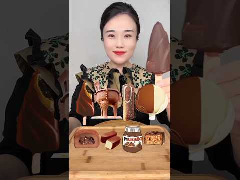Juicy Chocolate Ice Creams | #asmr #food #shorts