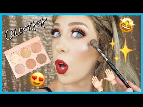 ColourPop In Nude Endo Highlight Palette | Swatches, Demo + Comparisons ♡ Ashlee Elizabeth