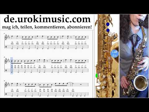 Saxophon Lernen Tenor Imagine Dragons - Whatever It Takes Tabulatur um-i995